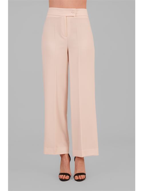Pantalone in crepe Manuela Riva | PT 14/0813VANIGLIA